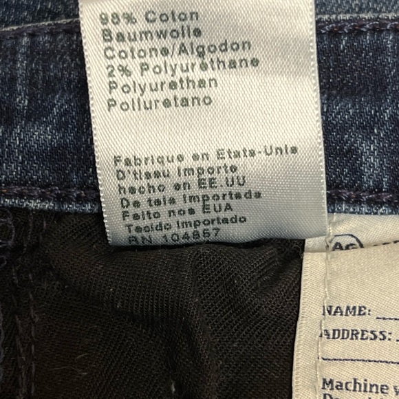 AG Adriano Goldschmied The Harper Essential Straight Jeans 27R - Picture 12 of 12